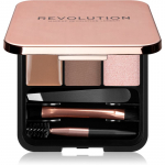 Revolution Brow Sculpt Kit T&auml;iuslik komplekt kulmudele varjund Brown 2.2 g