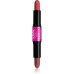 NYX Professional Makeup Wonder Stick Cream Blush Kahetooniline kontuurpulk varjund 03 Coral N Deep Peach 2x4 g