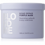 Schwarzkopf Professional Blondme Bond Repair Purple Mask Juuksemask kollaste toonide neutraliseerimiseks 500 ml