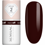 Semilac Easy Off Step 2 Geelk&uuml;&uuml;nelakk UV / LED lambiga kasutamiseks varjund Marrom Choco 7 ml