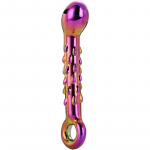 Dream Toys Glamour Glass G-Spot Dildo rainbow 18,2 cm