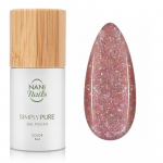 NaniNails Simly Pure Geelk&uuml;&uuml;nelakk UV / LED lambiga kasutamiseks varjund Rosy Bronze 5 ml