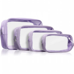 Notino Travel Collection Clear Organizer Set Reisikomplekt Purple 4 tk