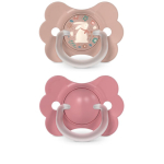 Suavinex Butterfly Wonderland SX Pro Physiological 6-18 m lutt Pink 2 tk