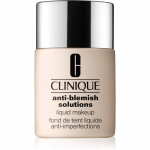Clinique Anti-Blemish Solutions&trade; Liquid Makeup V&auml;ga hea katvusega jumestuskreem rasusele akne kalduvustega nahale varjund Flax 30 ml