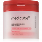 Medicube Red Succinic Acid Peeling Pad Koorimispadjakesed probleemsele nahale 70 tk