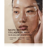Nacific Rice + Pepta Collagen Gel Mask Niisutav n&auml;o lehtmask kirgastava ja siluva efektiga 1 tk
