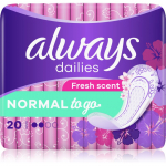 Always Dailies Normal To Go Fresh sukkp&uuml;ksid 20 tk