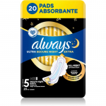 Always Ultra Secure Night Extra H&uuml;gieenisidemed 20 tk
