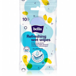BELLA Refreshing wet wipes V&auml;rskendavad niisked salvr&auml;tikud 10 tk