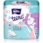 BELLA For Teens Ultra Sensitive H&uuml;gieenisidemed t&uuml;drukutele 10 tk