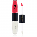 Dermacol 16H Lip Colour Kauap&uuml;siv huulepulk ja huulel&auml;ige varjund 36 Coral Sunset 2x4 ml
