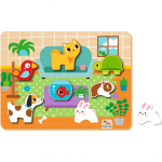 2Kids Toys Shape Puzzles aktiveeriv sorteerimism&auml;nguasi Pets 12 m+ 8 tk