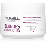 Goldwell Dualsenses Blondes & Highlights Taastav mask kollaste toonide neutraliseerimiseks 200 ml