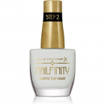 Max Factor Nailfinity Matte Top Coat Geelpealislakk mati efektiga varjund 101 Velvet Curtain 12 ml