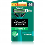 Wilkinson Sword Xtreme 3 Sensitive &Uuml;hekordsed raseerijad 6 tk