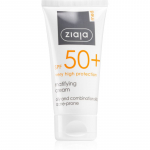 Ziaja Med Protecting UVA + UVB Matt p&auml;ikesekaitse n&auml;ole SPF 50+ 50 ml