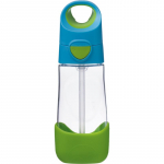 B.Box Bottle with Straw pudel k&otilde;rrega Blue Green 450 ml