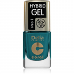 Delia Cosmetics Coral Nail Enamel Hybrid Gel Geelk&uuml;&uuml;nelakk varjund 149 11 ml