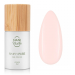 NaniNails Simly Pure Geelk&uuml;&uuml;nelakk UV / LED lambiga kasutamiseks varjund Natural Skin 5 ml