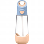 B.Box Bottle with Straw pudel k&otilde;rrega Peach 600 ml