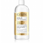 Eveline Cosmetics Gold Lift Expert Puhastav mitsellaarvesi k&uuml;psele nahale 500 ml
