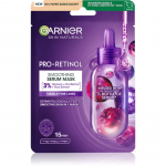 Garnier Textil Masks Pro-Retinol Siluv lehtmask 22 g