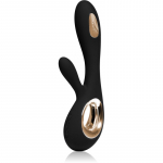 Lelo Soraya Wave kliitori stimulaatoriga vibraator Black 21,5 cm