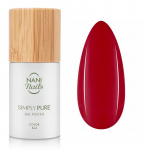 NaniNails Simly Pure Geelk&uuml;&uuml;nelakk UV / LED lambiga kasutamiseks varjund Dark Rose 5 ml