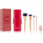 Notino Gift Set Make-up Brushes and Sponge Gift Set Meigipintslite komplekt koos kotiga