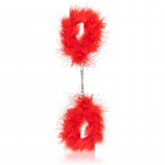 Secret play Handcuffs Sulgedega K&auml;erauad Red Marabou 22 cm