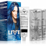 Schwarzkopf LIVE Ultra Brights or Pastel poolp&uuml;siv&auml;rv (semi-permanent) varjund 095 Electric Blue 1 tk