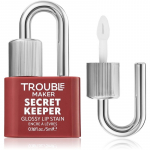Trouble Maker Secret Keeper Lip Gloss Stain Kauakestev huulev&auml;rv pikaajalise m&otilde;juga varjund Just Us Rose Mauve 5 ml