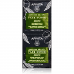 Apivita Express Beauty Exfoliating Face Scrub Olive Intensiivselt puhastav koorija n&auml;ole 2 x 8 ml