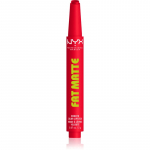NYX Professional Makeup Fat Matte Huulepalsam matistava efektiga Fuzzy Flame 2 g