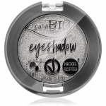 puroBIO Cosmetics Compact Eyeshadows Lauv&auml;rv varjund 23 Silver 2,5 g