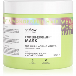 so!flow Low Porosity Hair Protein-Emollient Mask Mask peadligi hoidvatele juustele 400 ml