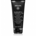 Apivita Cleansing Black Detox Cleansing Gel Puhastav geel aktiivs&ouml;ega n&auml;ole ja silmadele 150 ml