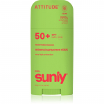 Attitude Sunly Kids Watermelon & Coco Mineraalne kaitsekreen n&auml;ole ja kehale pulgakujuline SPF 50+ 60 g