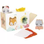 Janod Pure Sensory Tissue Box aktiveeriv sorteerimism&auml;nguasi 12m+ 1 tk