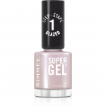 Rimmel Super Gel Geelk&uuml;&uuml;nelakk ilma UV / LED-lampide kasutamiseta varjund 107 Glazed Out 12 ml