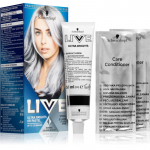 Schwarzkopf LIVE Ultra Brights or Pastel poolp&uuml;siv&auml;rv (semi-permanent) varjund 98 Steel Silver 1 tk