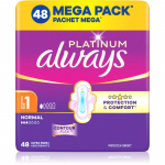 Always Platinum Normal Size 1 H&uuml;gieenisidemed tiivakestega 48 tk