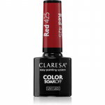 Claresa SoakOff UV/LED Color Rainbow Explosion Geelk&uuml;&uuml;nelakk varjund Red 425 5 g