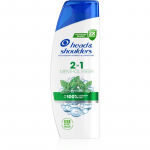 Head & Shoulders Menthol Fresh 2in1 &Scaron;ampoon ja palsam kaks-&uuml;hes k&otilde;&otilde;ma vastu 250 ml