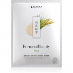 KORIKA FermentBeauty Brightening Face Sheet Mask with Fermented Rice and Hyaluronic Acid Kirgastav n&auml;o lehtmask fermenteeritud riisi ja h&uuml;aluroonhappega 20 g