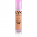 NYX Professional Makeup Bare With Me Concealer Serum Niisutav peitekreem kaks-&uuml;hes varjund 5.7 Light Tan 9,6 ml