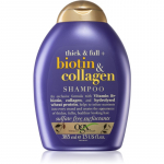 OGX Biotin & Collagen Juukseid paksendav &scaron;ampoon juuste kohevuseks 385 ml