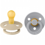 BIBS Colour Natural Rubber Size 1: 0+ months lutt Vanilla / Cloud 2 tk