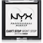 NYX Professional Makeup Can't Stop Won't Stop Mattifying Powder Matistav puuder varjund 11 Bright Translucent 6 g